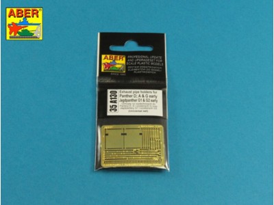 Exhaust holders for Panther D; A & G early, Jagdpanther G1 & G2 early 