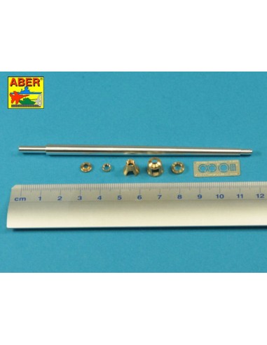 German 88mm Kwk 43/2 L/71 Tiger B Porsche-Turm Early Barrel 