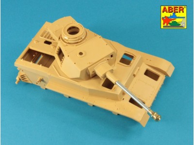 Germ.75mm barrel for KwK 40L/48 with early model muzzle brake for Pz.Kpfw.iV,Ausf.G late-Ausf.H 