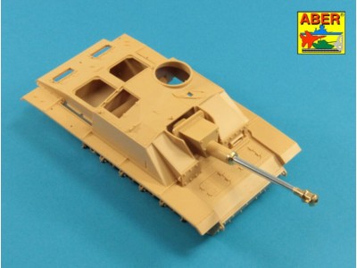German StuK.40 L/48 7,5 cm Barrel with late muzzle brake for Stug.III, Ausf G late & Stug.IV  early 