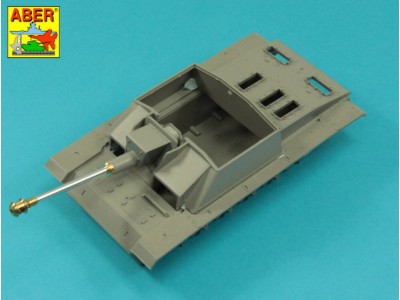 German StuK.40 L/48 7,5 cm Barrel with final muzzle brake for Stug.III, Ausf G final &Stug.IV  late 
