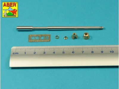 Germ.75mm barrel for KwK40L/43 with early model muzzle brake for Pz.Kpfw.VI, Ausf.G 