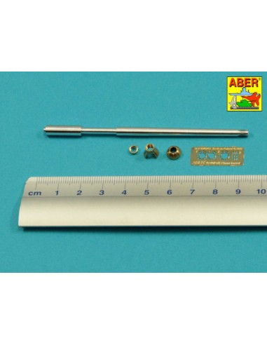 Germ.75mm barrel single baffle muzzle for Pz VI F2 