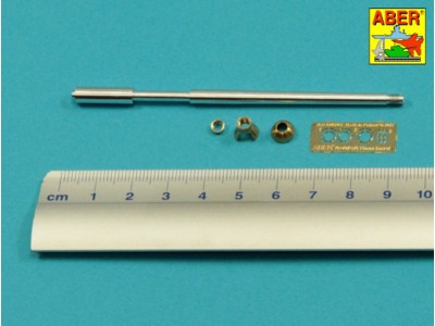 Germ.75mm barrel single baffle muzzle for Pz VI F2 