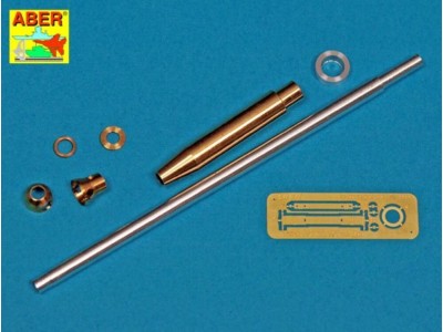 Barrel for 17pdr A/T Gun with ball muzzle brake 
