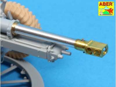 Late barrel MK2 with muzzle brake to British 25 pdr 
