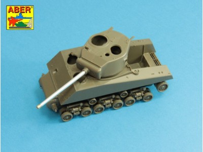 76 mm barrel  with protector for Sherman M4 
