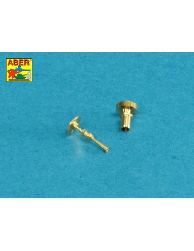 Set of gun barrel tips for MG 08 x3 pcs. And barrel tips for MG 08/15 x 3 pcs. 