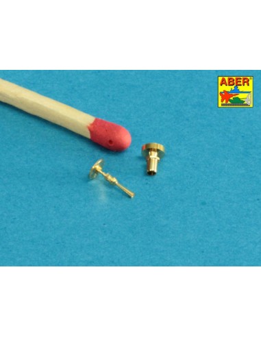 Set of gun barrel tips for MG 08 x3 pcs. And barrel tips for MG 08/15 x 3 pcs. 