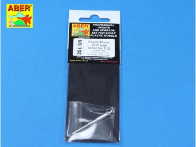 45 mm 20 K tank barrel for T-26 