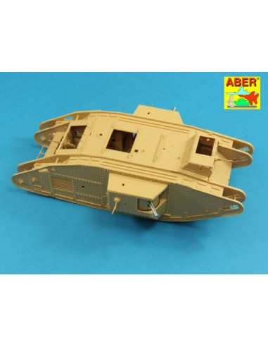 Barrels for British WWI Tank Mk.V Male 