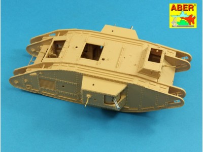 Barrels for British WWI Tank Mk.V Male 