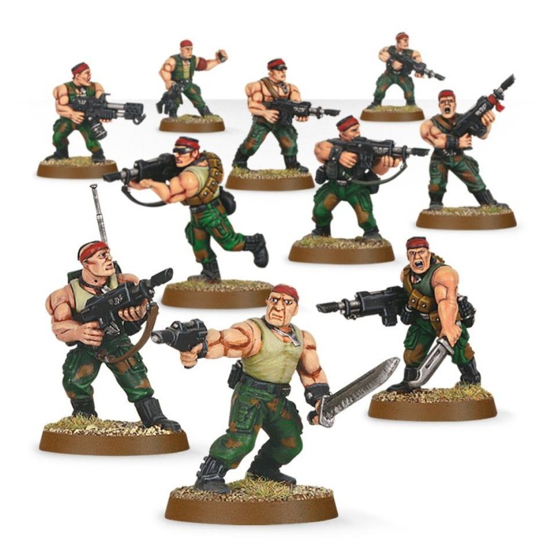 Combattants des Jungles de Catachan - ASTRA MILITARUM CATACHAN JUNGLE FIGHTERS