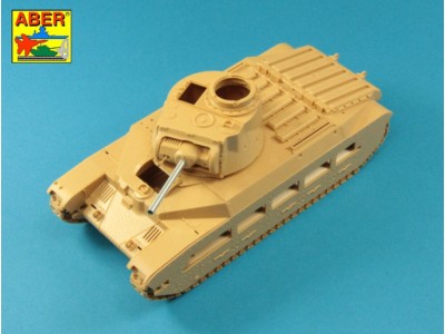 Barrel ROQF Mk.I 76,2mm for Matilda Mk.IIICS  with Besa MG barrel 