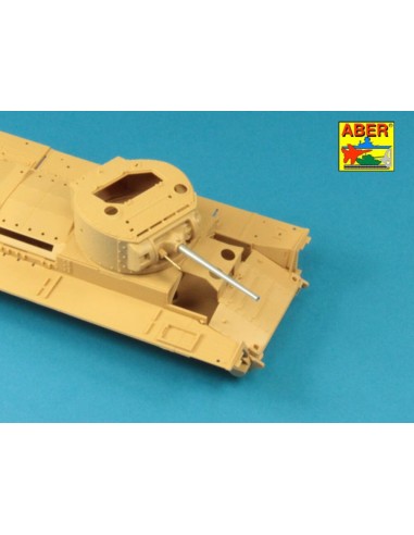 Early barrel for Valentine Mk.II to VII or Matilda Mk.III/IV with Besa MG barrel 