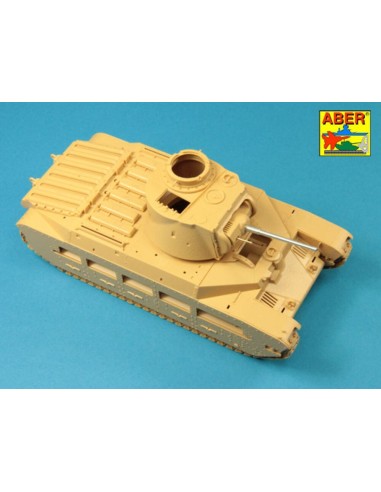 Late barrel for Valentine Mk.II to VII or Matilda Mk.III/IV with Besa MG barrel 