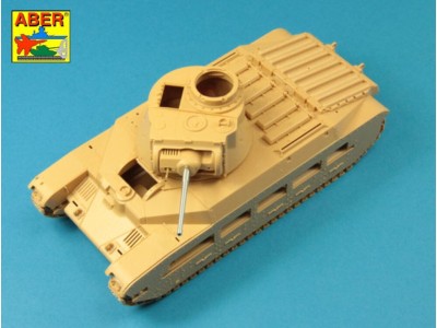 Late barrel for Valentine Mk.II to VII or Matilda Mk.III/IV with Besa MG barrel 