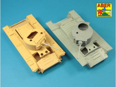 Late barrel for Valentine Mk.II to VII or Matilda Mk.III/IV with Besa MG barrel 