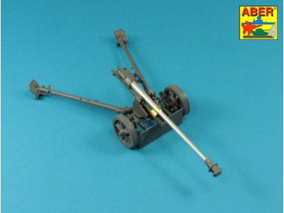 Barrel for German 75mm PaK 40 gun without muzzle brake 