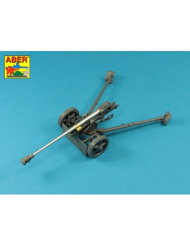Barrel for German 75mm PaK 40 gun without muzzle brake 