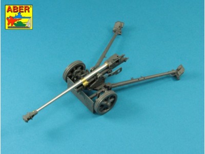 Barrel for German 75mm PaK 40 gun without muzzle brake 