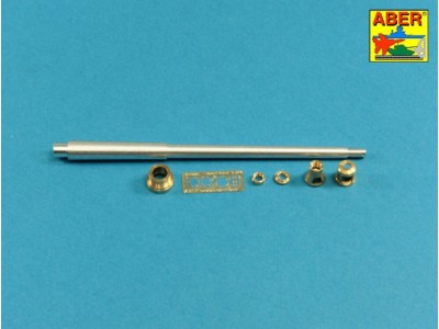 10,5cm KwK L/70 barrel with double baffle muzzle brake for German Pz.Kpfw. VII Löwe 