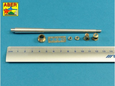 10,5cm KwK L/70 barrel with double baffle muzzle brake for German Pz.Kpfw. VII Löwe 