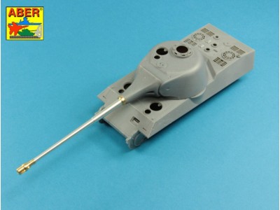 10,5cm KwK L/70 barrel with double baffle muzzle brake for German Pz.Kpfw. VII Löwe 
