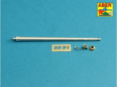 7,5cm gun barrel with single baffle muzzle brake for German Tank VK3002(DB) 