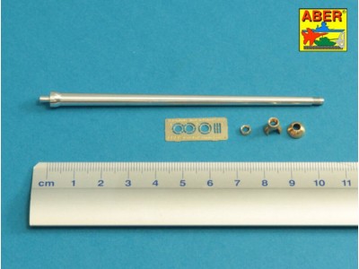 7,5cm gun barrel with single baffle muzzle brake for German Tank VK3002(DB) 