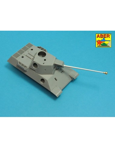 7,5cm gun barrel with single baffle muzzle brake for German Tank VK3002(DB) 