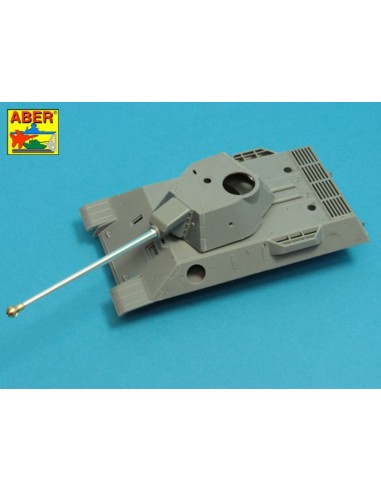7,5cm gun barrel with single baffle muzzle brake for German Tank VK3002(DB) 
