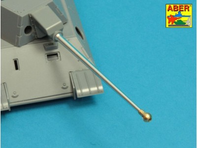 7,5cm gun barrel with single baffle muzzle brake for German Tank VK3002(DB) 