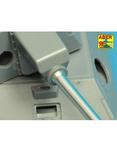 7,5cm gun barrel with single baffle muzzle brake for German Tank VK3002(DB) 