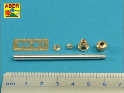 75mm KwK40L/48 barrel with middle model muzzle brake for Germ.Pz.Kpfw.VI, Ausf.H 