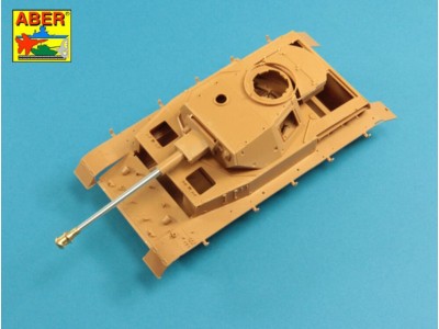 75mm KwK40L/48 barrel with middle model muzzle brake for Germ.Pz.Kpfw.VI, Ausf.H 