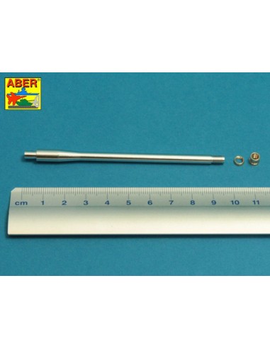 U.S 90 mm M3 barrel  with thread protector for tank destroyer M36B1 
