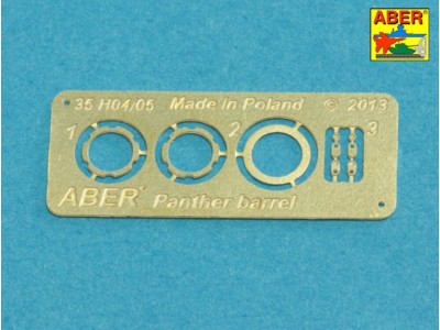 7,5 cm  barrel  with muzzle brake for Panther Ausf.A 