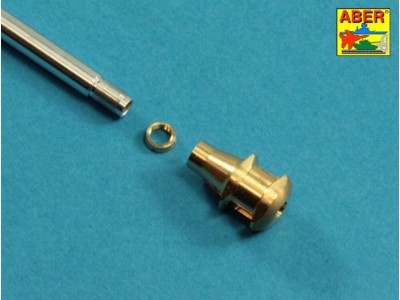 U.S 90 mm M3 barrel  with muzzle brake for T26E3 , Pershing 