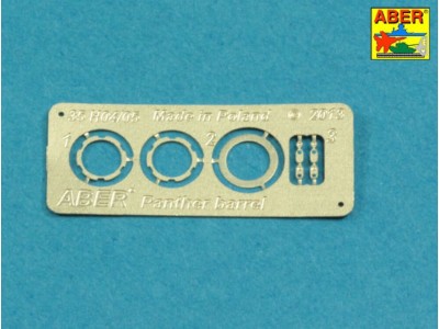 7,5 cm  barrel  with muzzle brake for Panther Ausf.G 