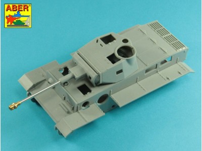 75mm gun barrel with muzzle brake for German Tank Pz.Kpfw. VI Ausf. D/F (VK36.01) 