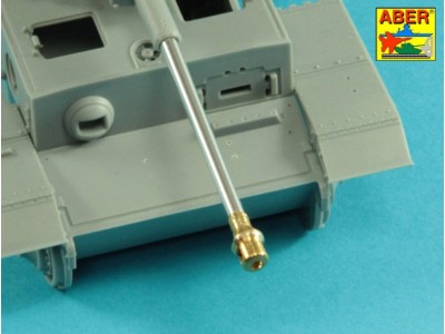 75mm gun barrel with muzzle brake for German Tank Pz.Kpfw. VI Ausf. D/F (VK36.01) 