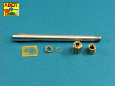 150mm Barrel with muzzle brake for German E-100 Heavy Tank Krupp Turret 