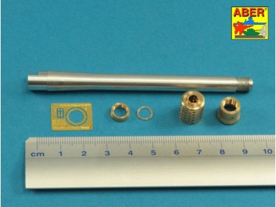 150mm Barrel with muzzle brake for German E-100 Heavy Tank Krupp Turret 
