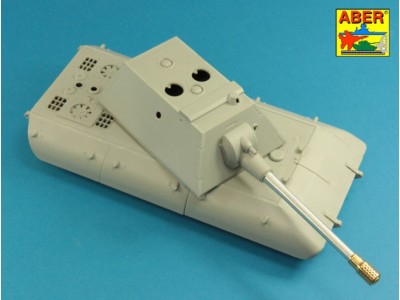 150mm Barrel with muzzle brake for German E-100 Heavy Tank Krupp Turret 