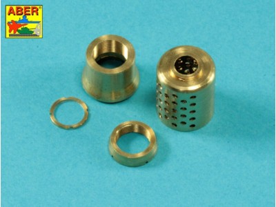 Set of barrels for German Heavy tank E-100 (Dragon) 15cm & 7,5cm 