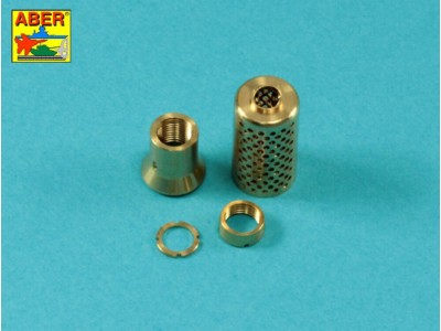 Barrel with muzzle brake for German Krupp 12,8cm PAK 44 Anti-Tank Gun (Great Wall) 