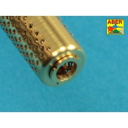 Muzzle brake fit to barrel for Krupp 12,8cm PAK 44 Anti-Tank Gun (Trumpeter)  2