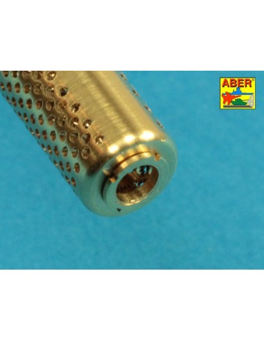 Muzzle brake fit to barrel for Krupp 12,8cm PAK 44 Anti-Tank Gun (Trumpeter) 