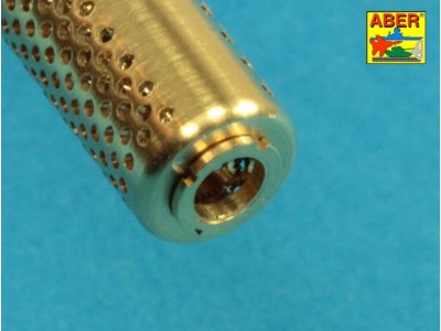 Muzzle brake fit to barrel for Krupp 12,8cm PAK 44 Anti-Tank Gun (Trumpeter) 